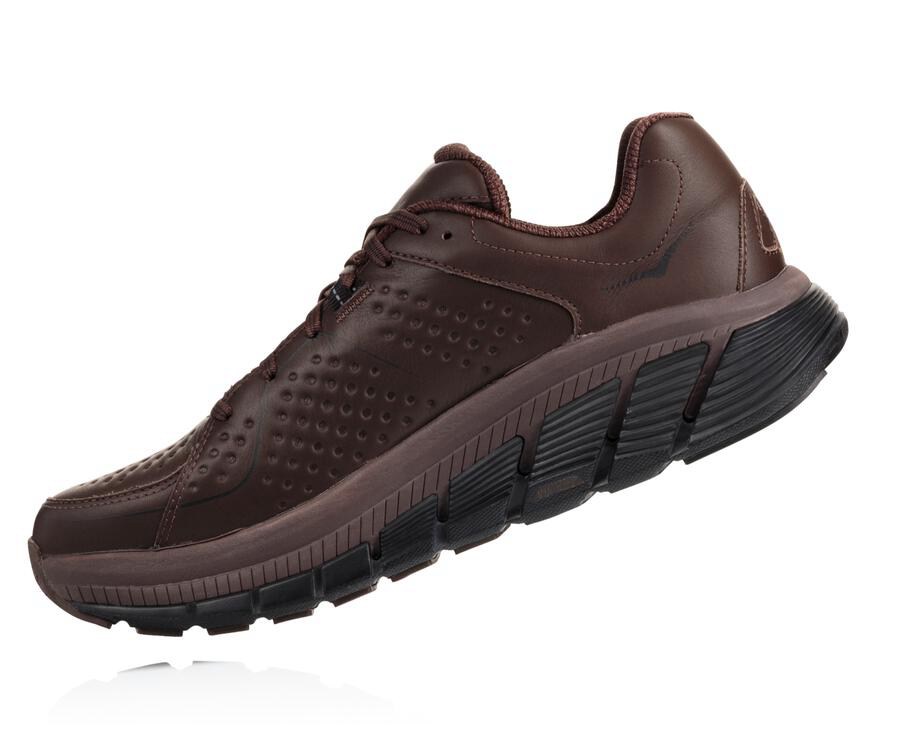 Hoka One One Hardloopschoenen Heren - Gaviota Leern - Bruin - NV1295674